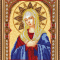 Bead Embroidery Kit Main Bead Embroidery Kit Icon of the Mother of God of «Tenderness»