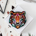Brooch Embroidery Kit Decoration Tiger