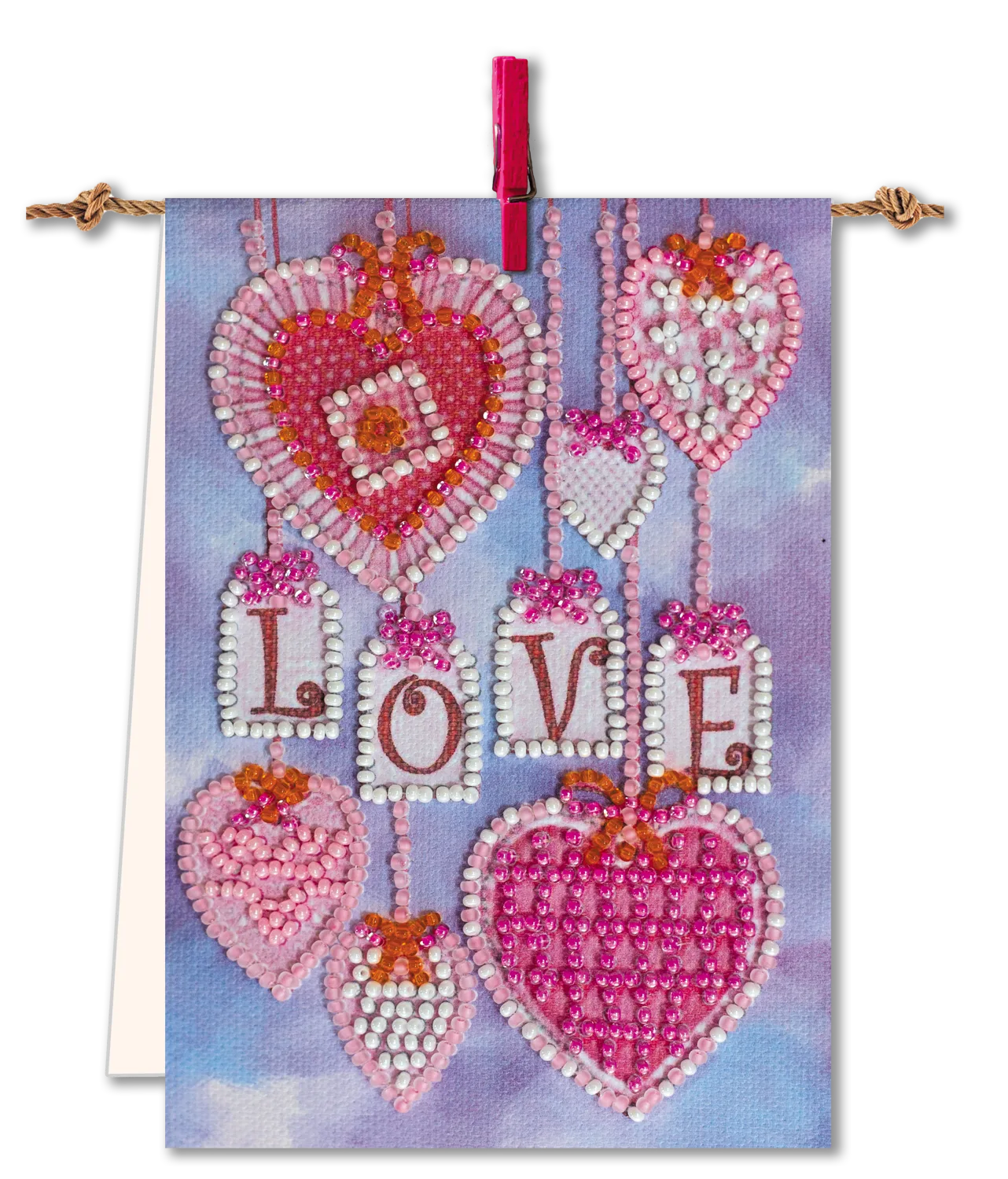 Pennant Bead Embroidery Kit Pennant-kit Bead Embroidery Pendents