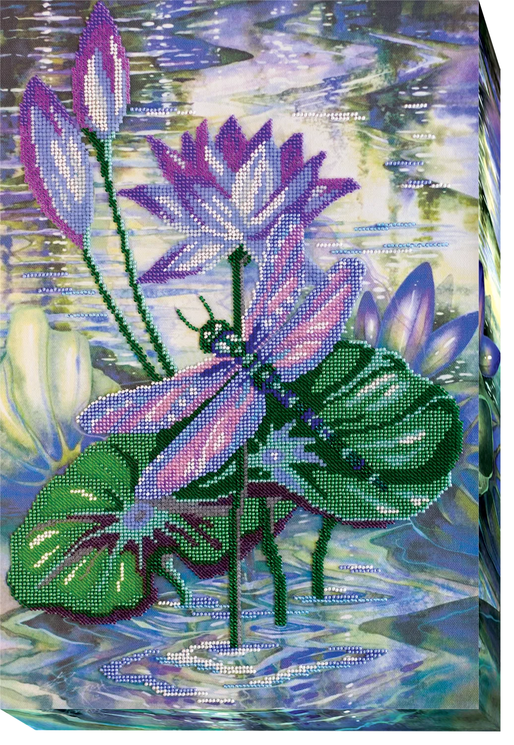 Bead Embroidery Kit Main Bead Embroidery Kit Among Water-lilies