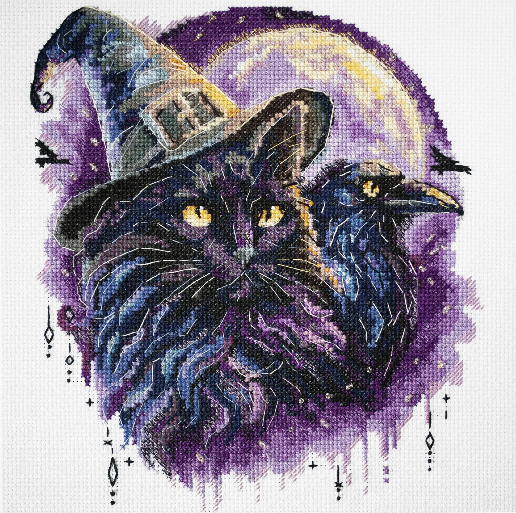 Cross Stitch Kit Cross-stitch kits Magic shadows (Halloween Scenes)