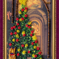 Postcards Bead Embroidery Kit Postcard Bead embroidery kit Happy Christmas – 1
