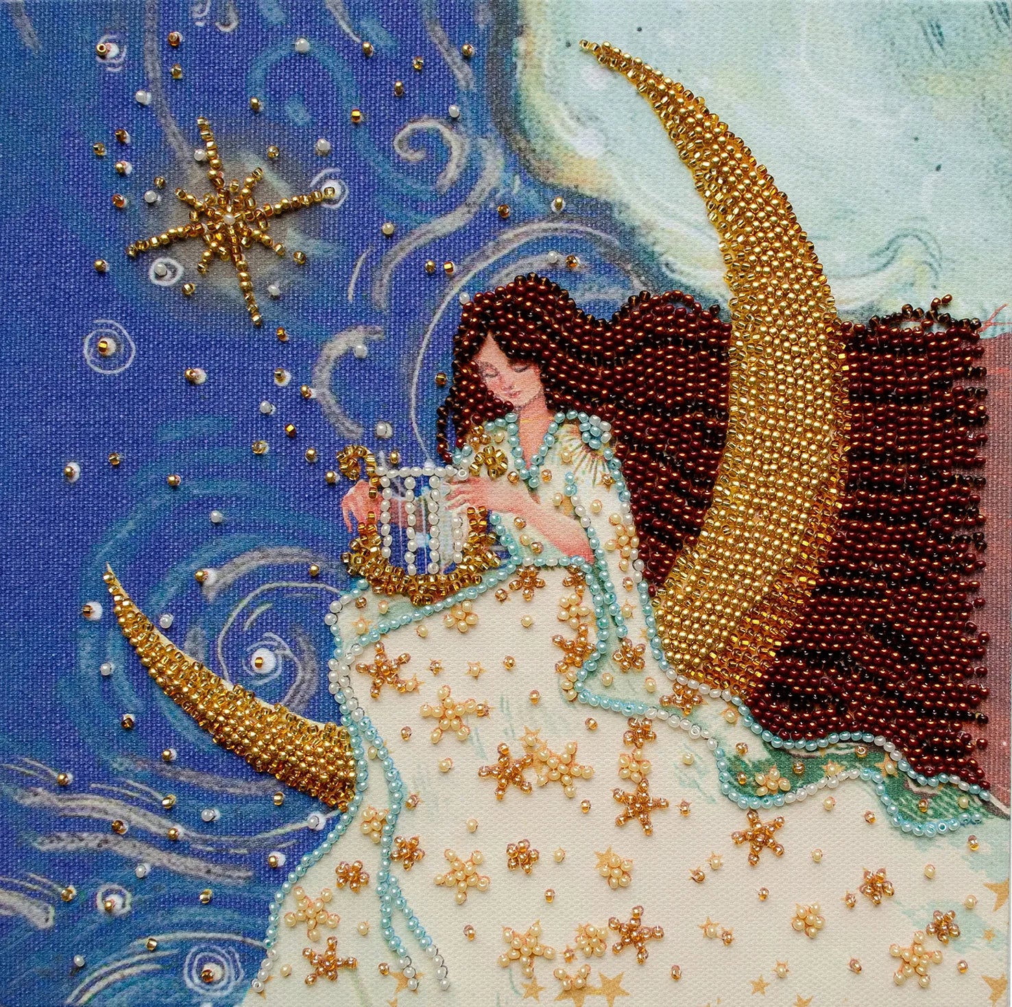 Bead Embroidery Kit Mid-sized bead embroidery kit Andromeda