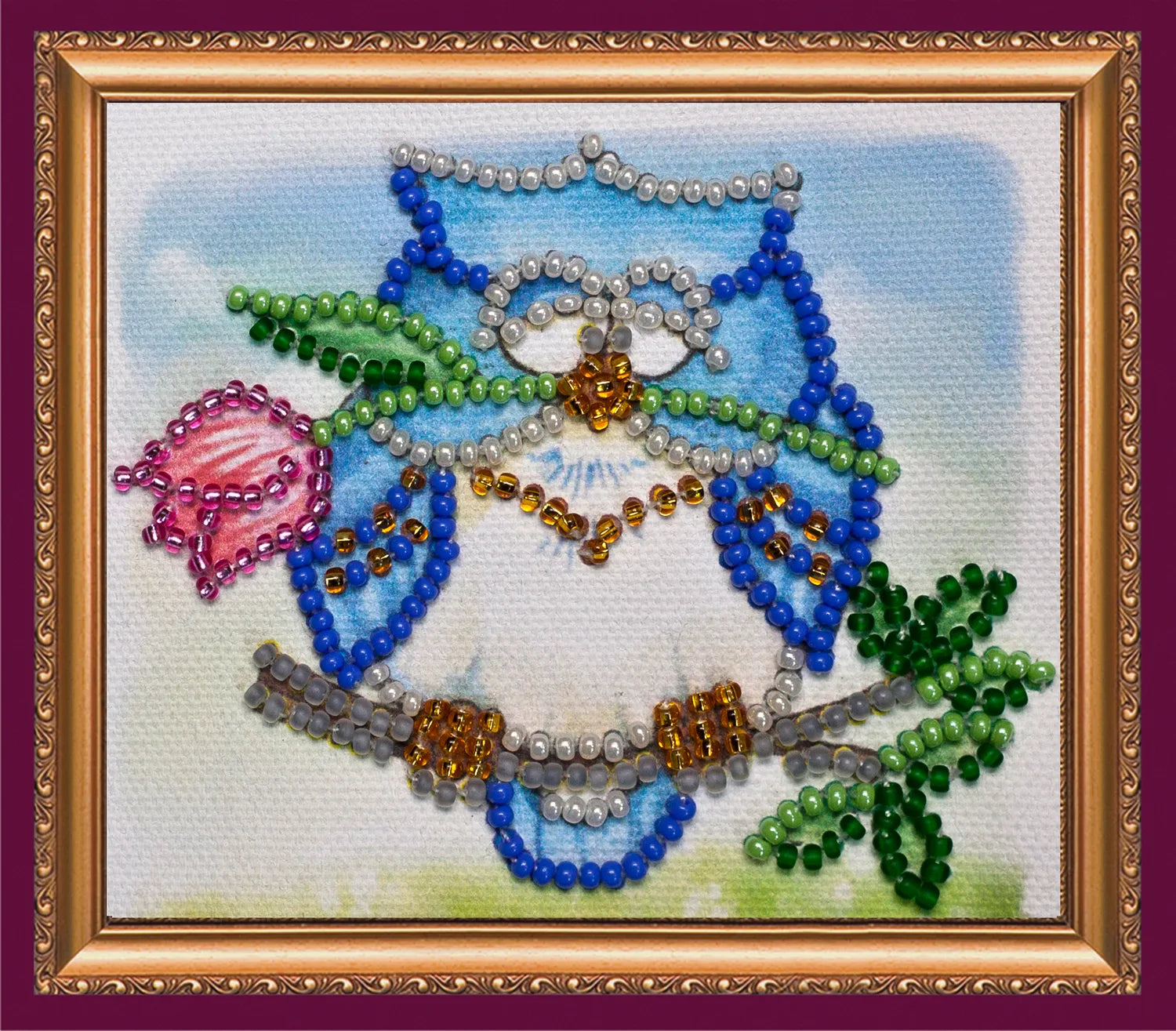 Magnets Bead Embroidery Kit Magnets Bead embroidery kit Owl – 4