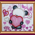 Magnets Bead Embroidery Kit Magnets Bead embroidery kit Bear and hearts