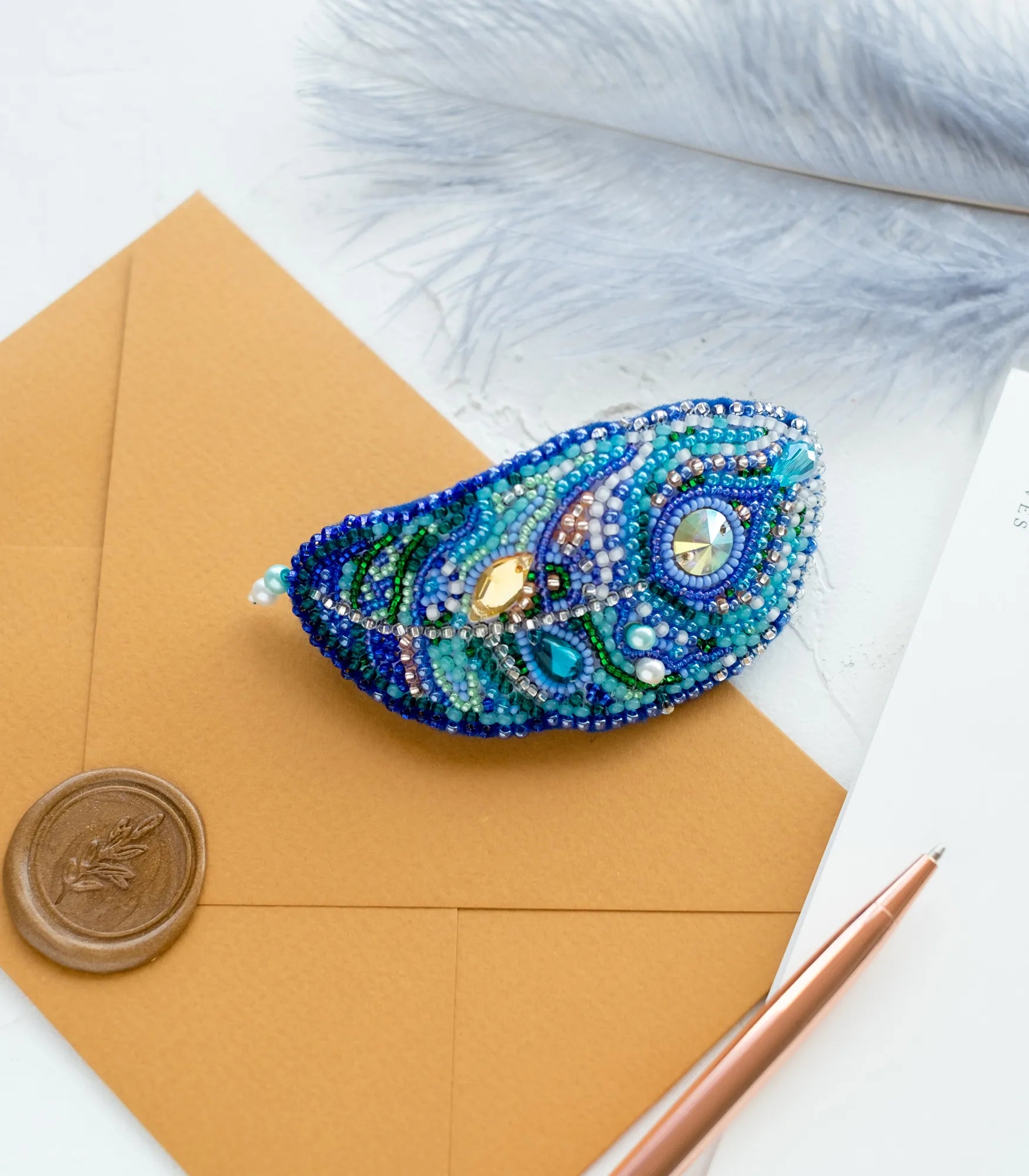 Hair Accessories Embroidery Kit Decoration Flap
