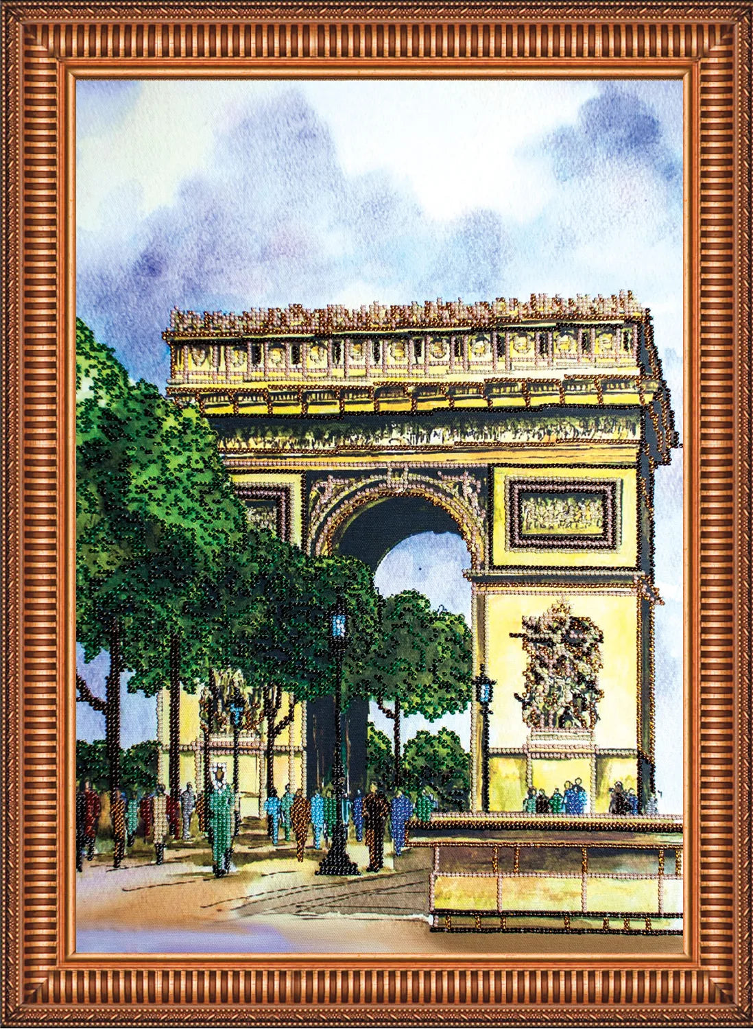 Bead Embroidery Kit Main Bead Embroidery Kit Arc de Triomphe