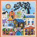 Bead Embroidery Kit Mini Bead embroidery kit Bright houses