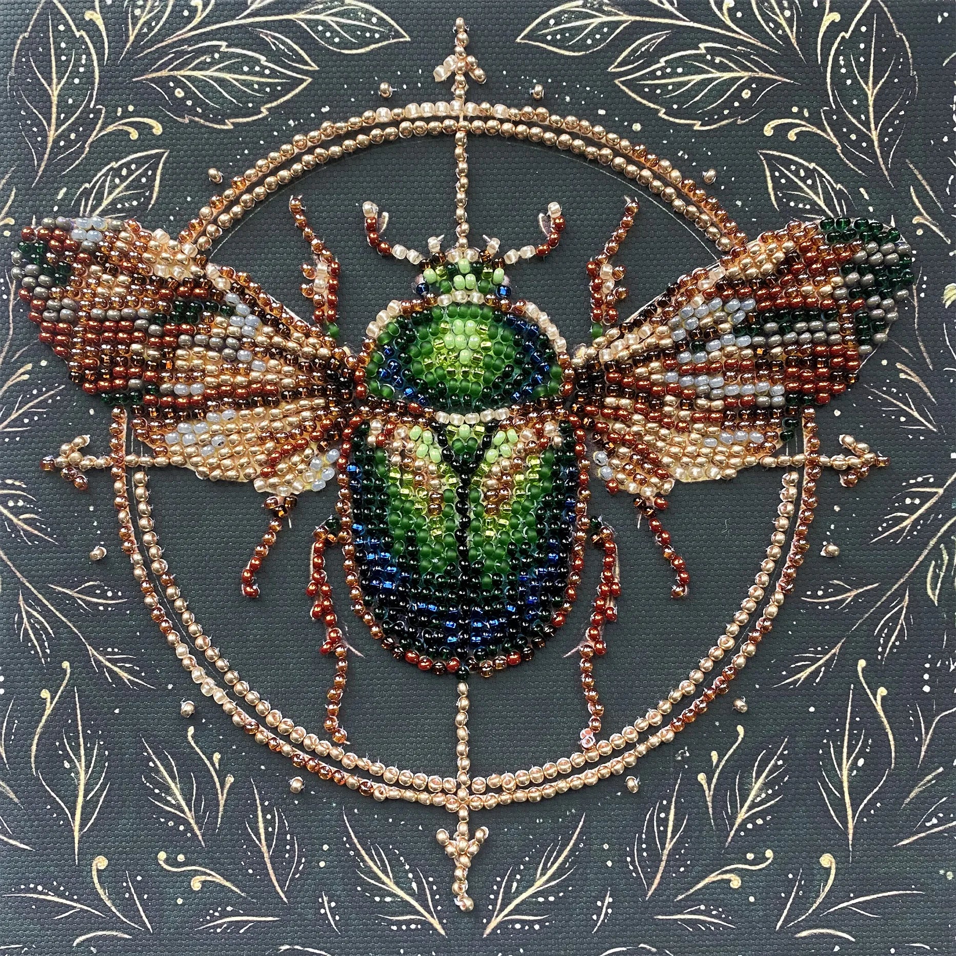 Bead Embroidery Kit Mini Bead embroidery kit The Alchemy of Nature (Animals and birds)