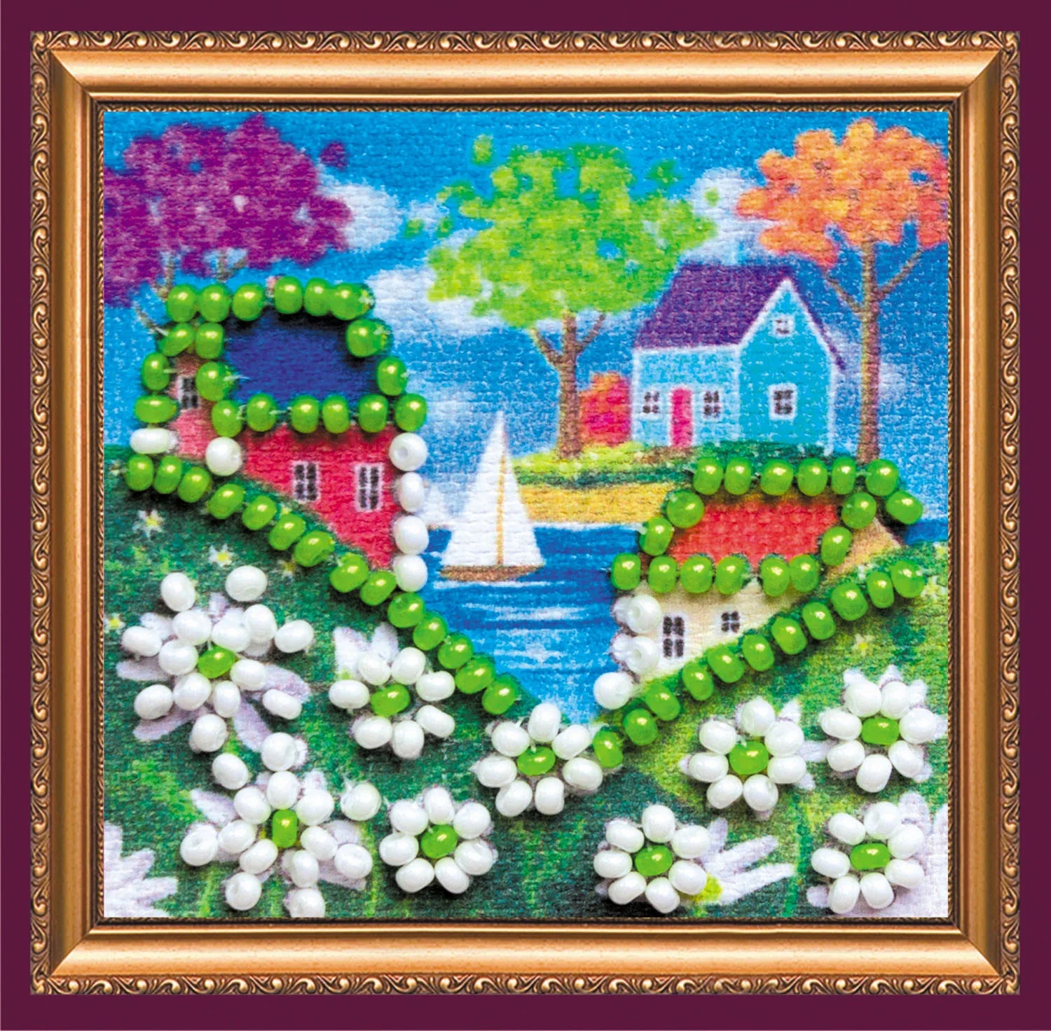 Magnets Bead Embroidery Kit Mini Magnets Bead embroidery kit Summer has come
