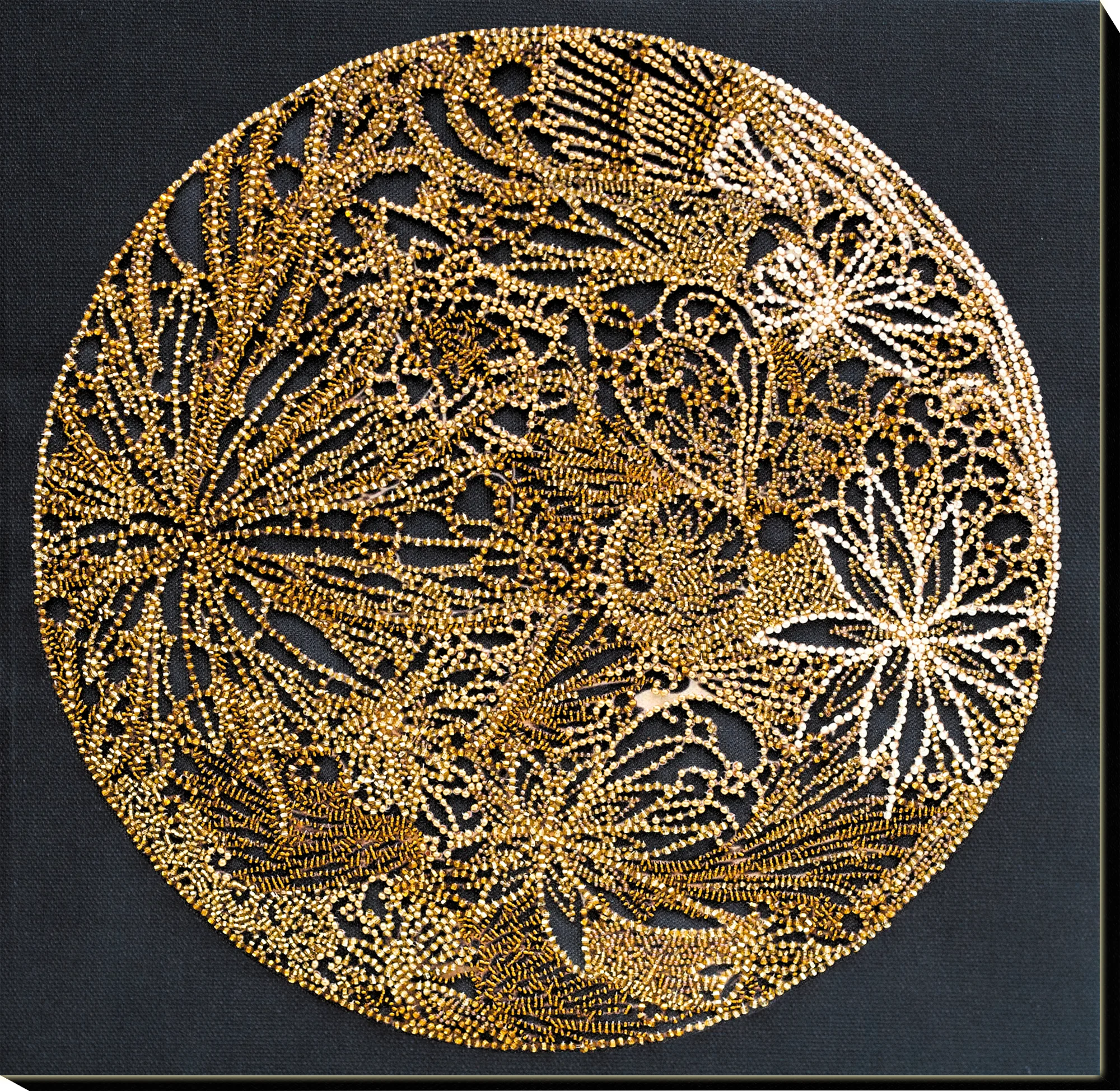 Bead Embroidery Kit Main Bead Embroidery Kit Moon filigree