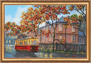 Bead Embroidery Kit Autumn Blues