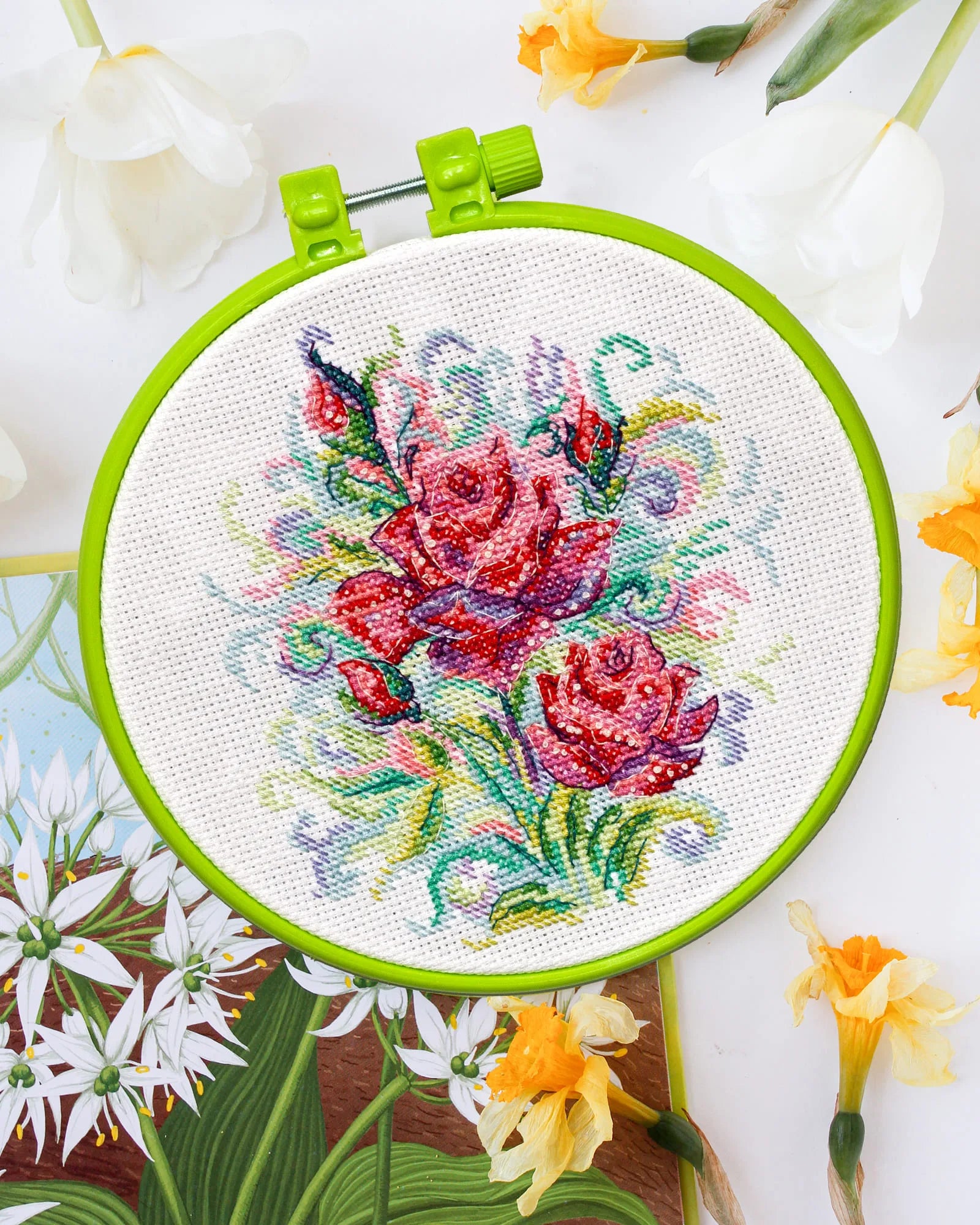 Cross Stitch Kit Cross-stitch kits Spring roses