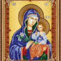 Bead Embroidery Kit Main Bead Embroidery Kit Icon of the Mother of God «The Unfading Blossom»