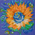 Bead Embroidery Kit Mini Bead embroidery kit A magical dream