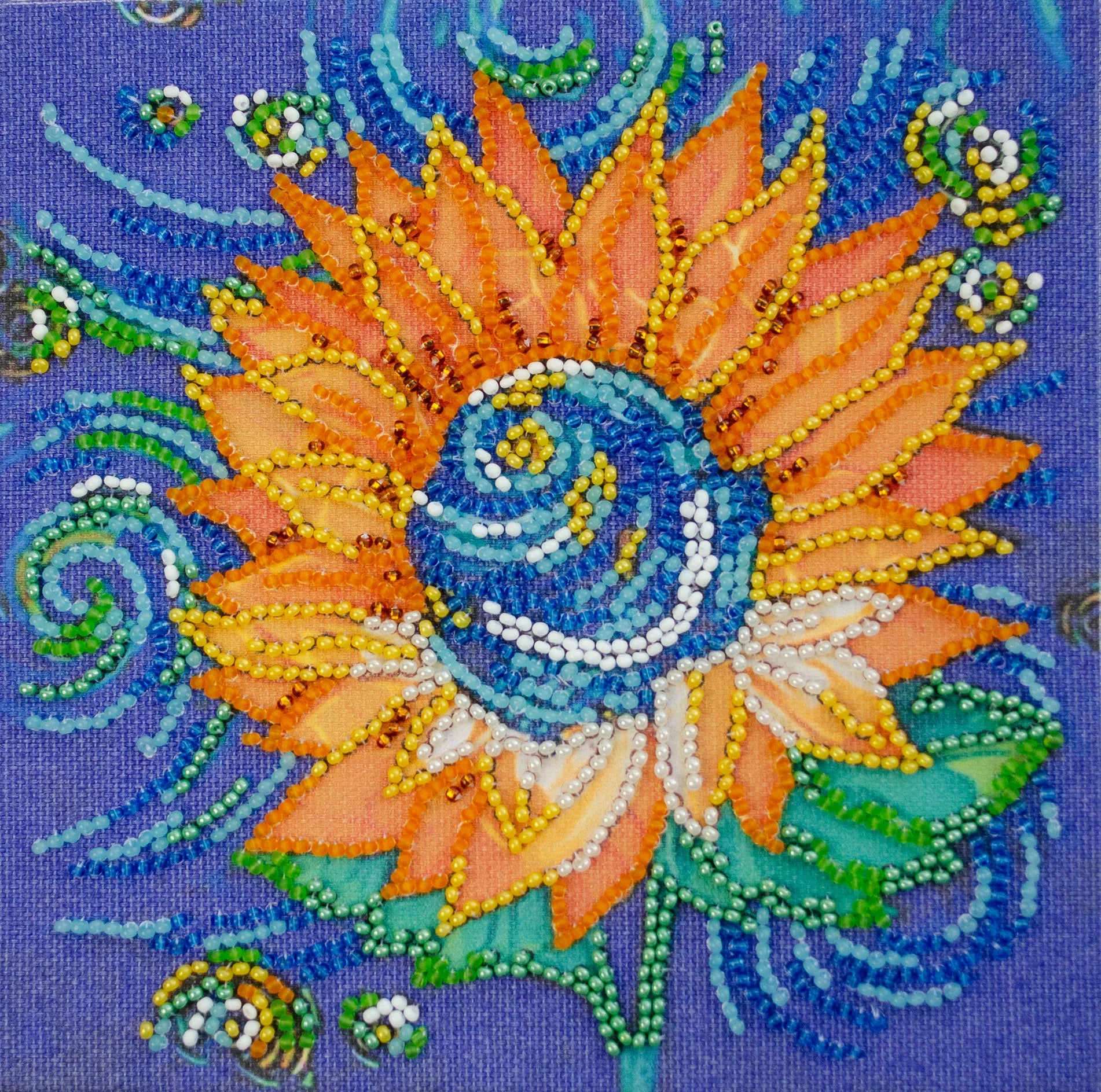 Bead Embroidery Kit Mini Bead embroidery kit A magical dream