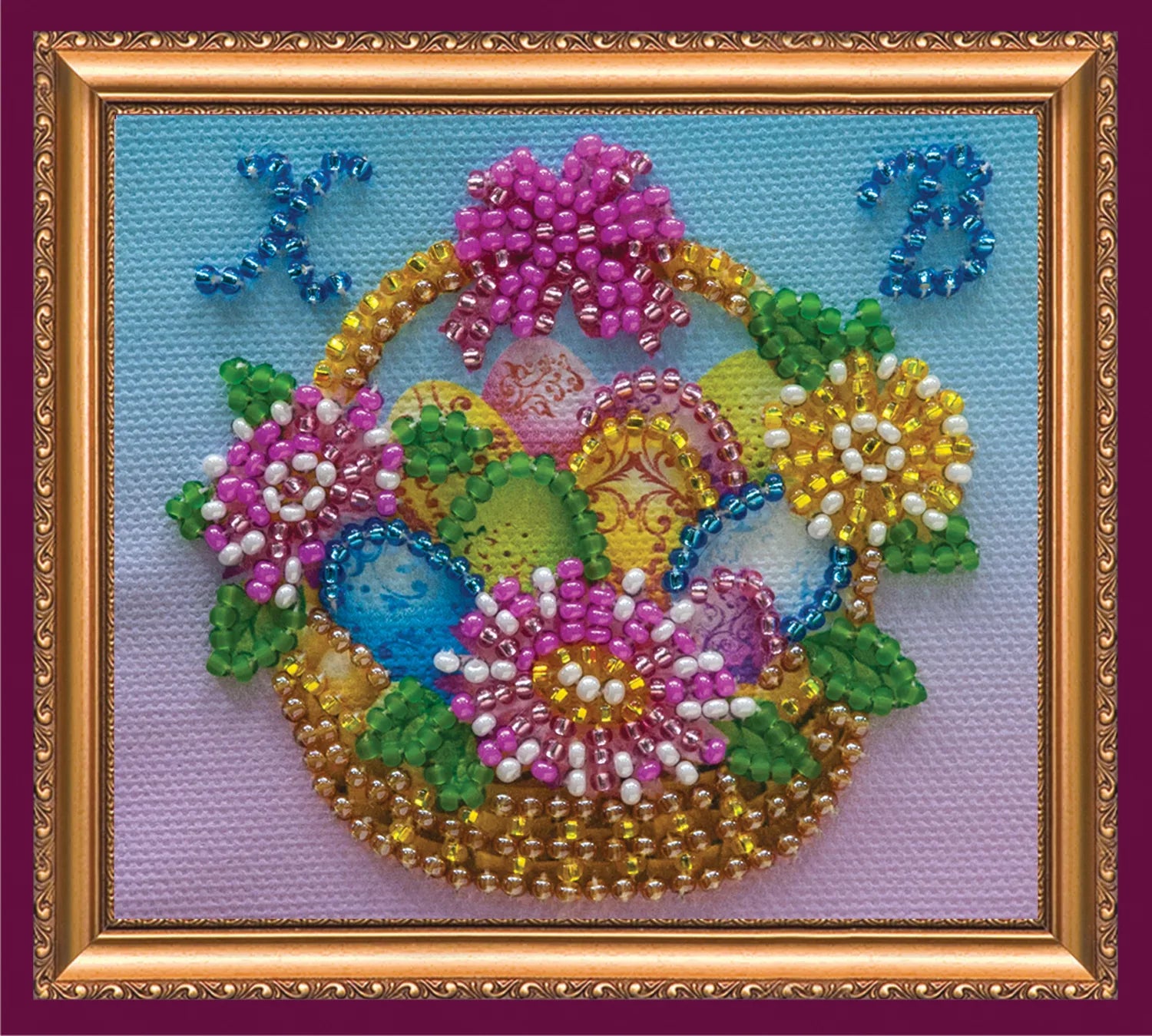 Magnets Bead Embroidery Kit Magnets Bead embroidery kit Easter basket – 1