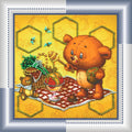 Bead Embroidery Kit Mini Bead embroidery kit Sweet tooth