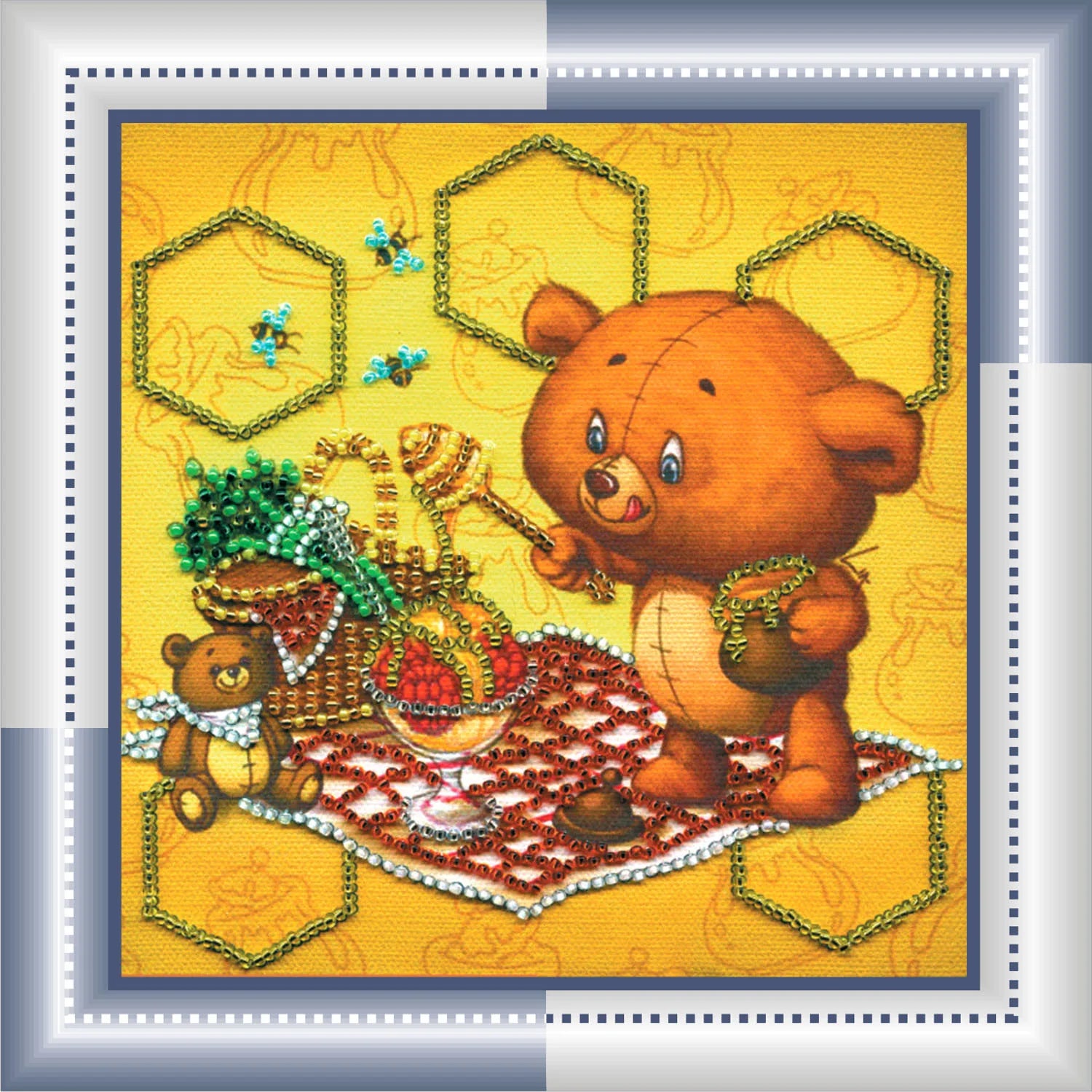 Bead Embroidery Kit Mini Bead embroidery kit Sweet tooth