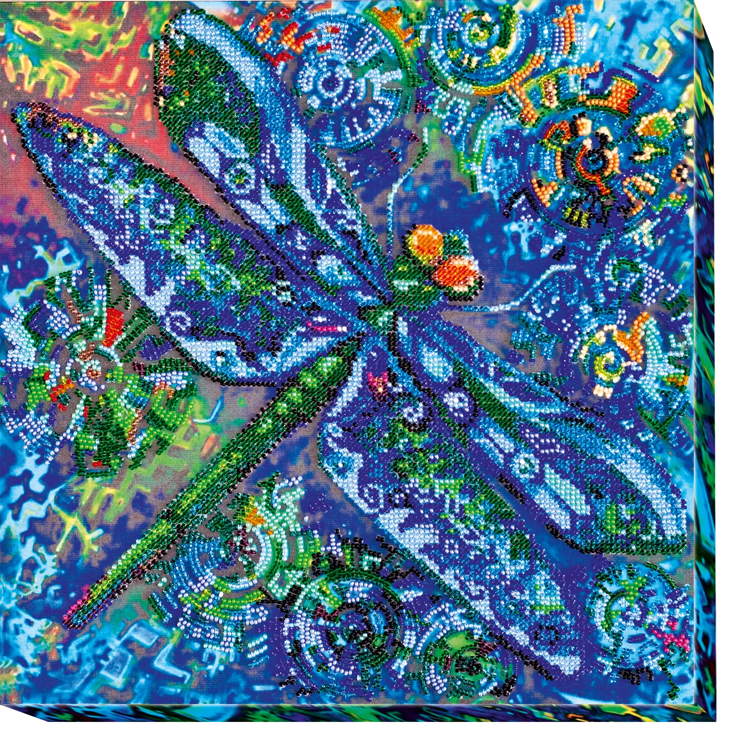 Bead Embroidery Kit Main Bead Embroidery Kit Turquoise