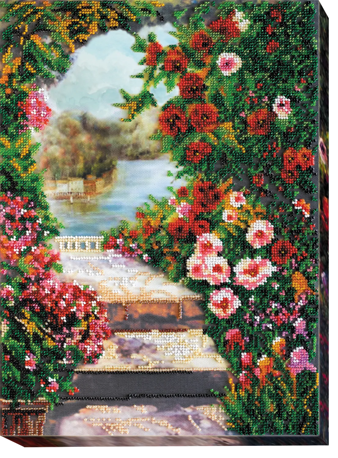 Bead Embroidery Kit Main Bead Embroidery Kit Summer garden