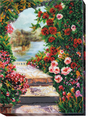 Bead Embroidery Kit Main Bead Embroidery Kit Summer garden