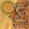 Bead Embroidery Kit Mid-sized bead embroidery kit Sunny lion