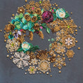 Bead Embroidery Kit Main Bead Embroidery Kit New year wreath