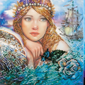 Bead Embroidery Kit Main Bead Embroidery Kit Mermaid