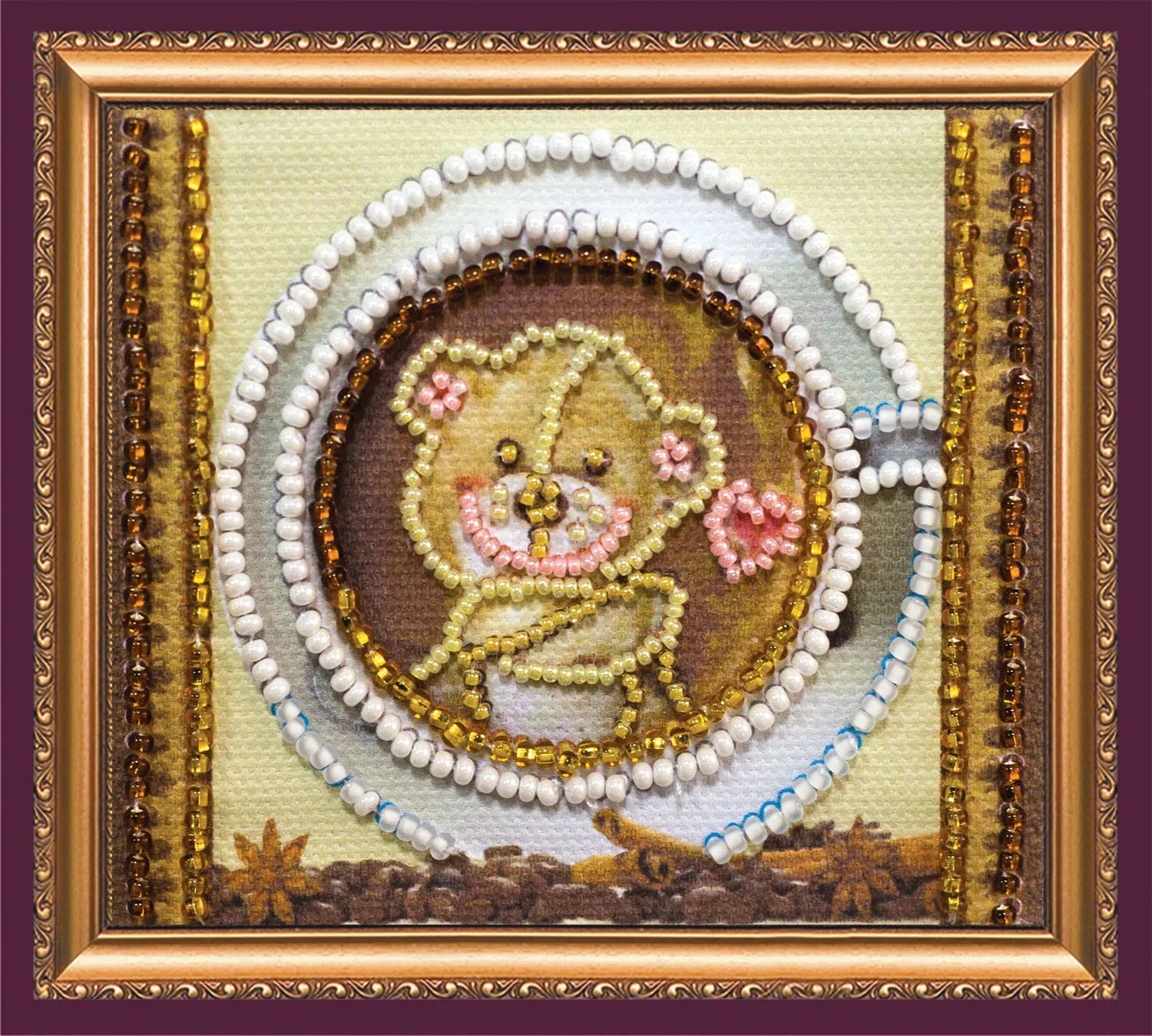 Magnets Bead Embroidery Kit Magnets Bead embroidery kit Mishkin smile