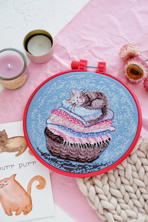 Cross Stitch Kit Cross-stitch kits Kitty