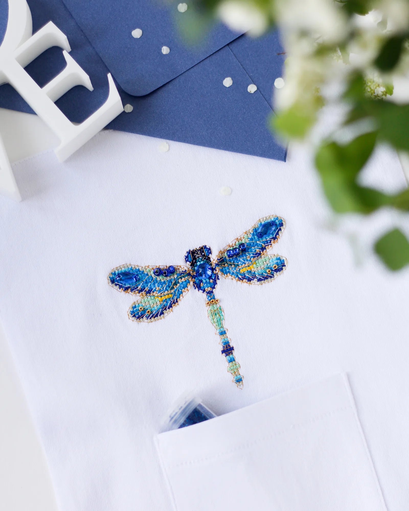 Cross Stitch Kit On Clothes Cross-stitch kits Dragonfly-1