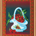 Bead Embroidery Kit Main Bead Embroidery Kit Raspberry