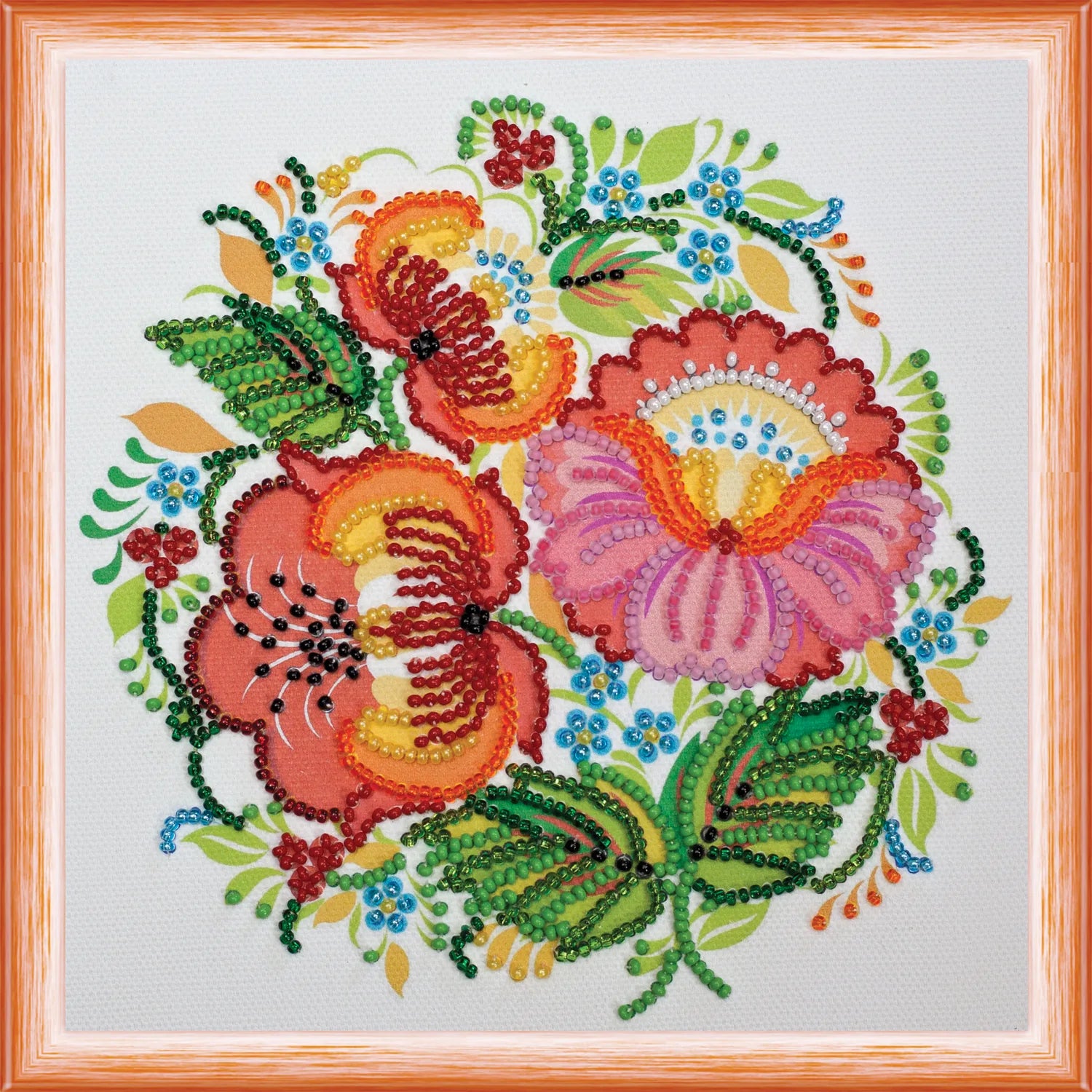 Bead Embroidery Kit Mini Bead embroidery kit Hohloma – 1