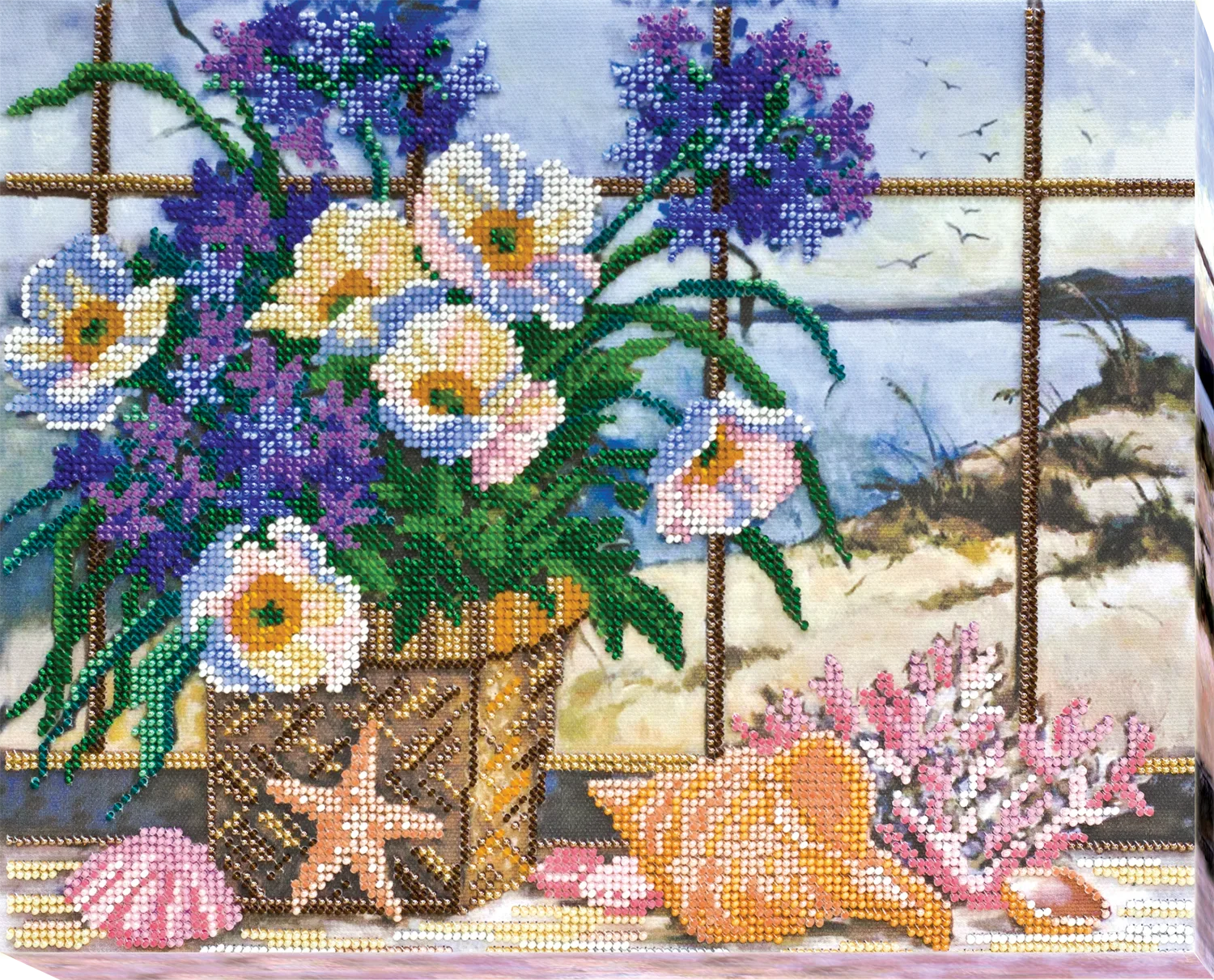Bead Embroidery Kit Main Bead Embroidery Kit On the coast