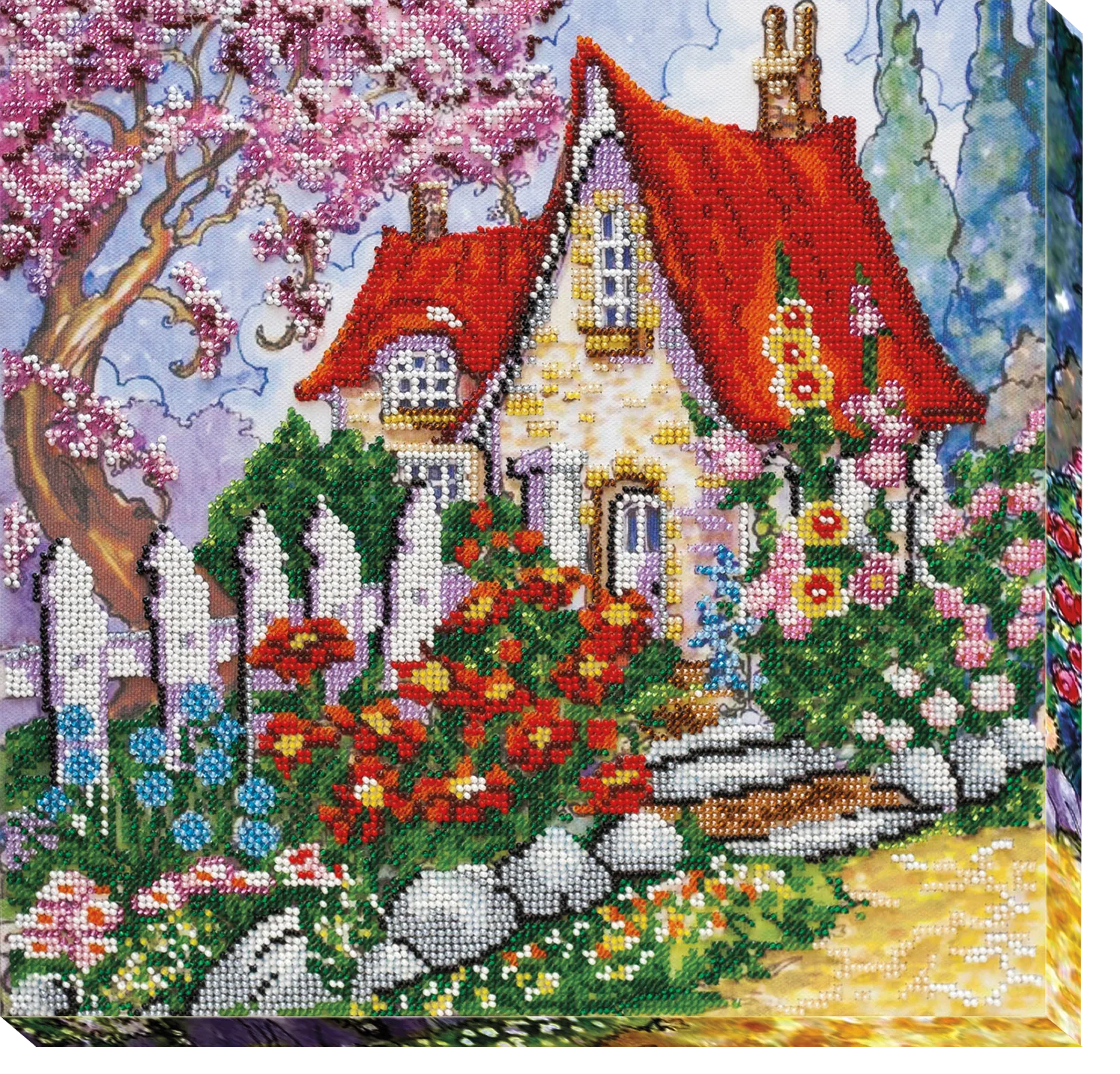 Bead Embroidery Kit Main Bead Embroidery Kit Fabulous summer
