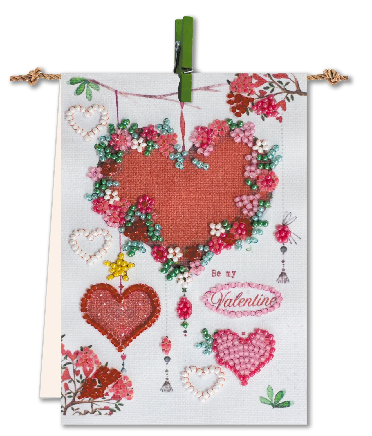 Pennant Bead Embroidery Kit Pennant-kit Bead Embroidery Garland