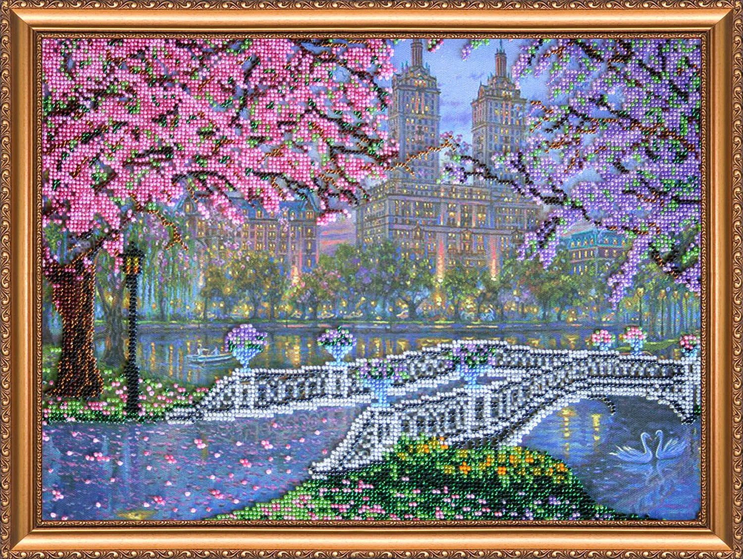 Bead Embroidery Kit Main Bead Embroidery Kit Spring bloom