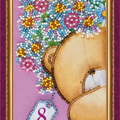 Postcards Bead Embroidery Kit Postcard Bead embroidery kit Happy 8th of March (Women's Day) – 2