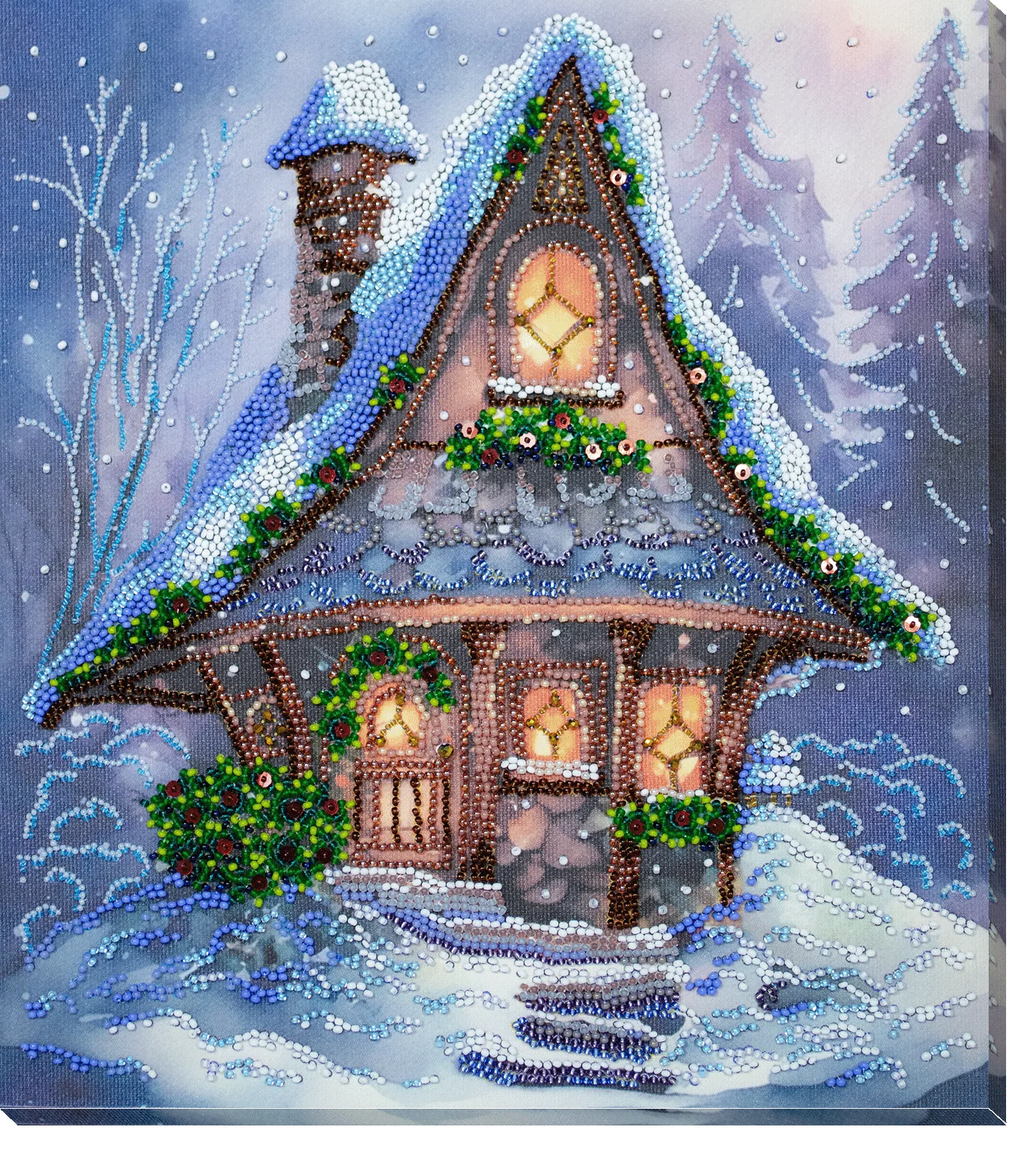 Bead Embroidery Kit Main Bead Embroidery Kit When winter blows cold