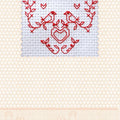 Postcards Cross Stitch Kit Postcard Cross-stitch kits Lovely birds