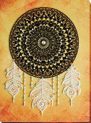 Bead Embroidery Kit Main Bead Embroidery Kit Lace dreams