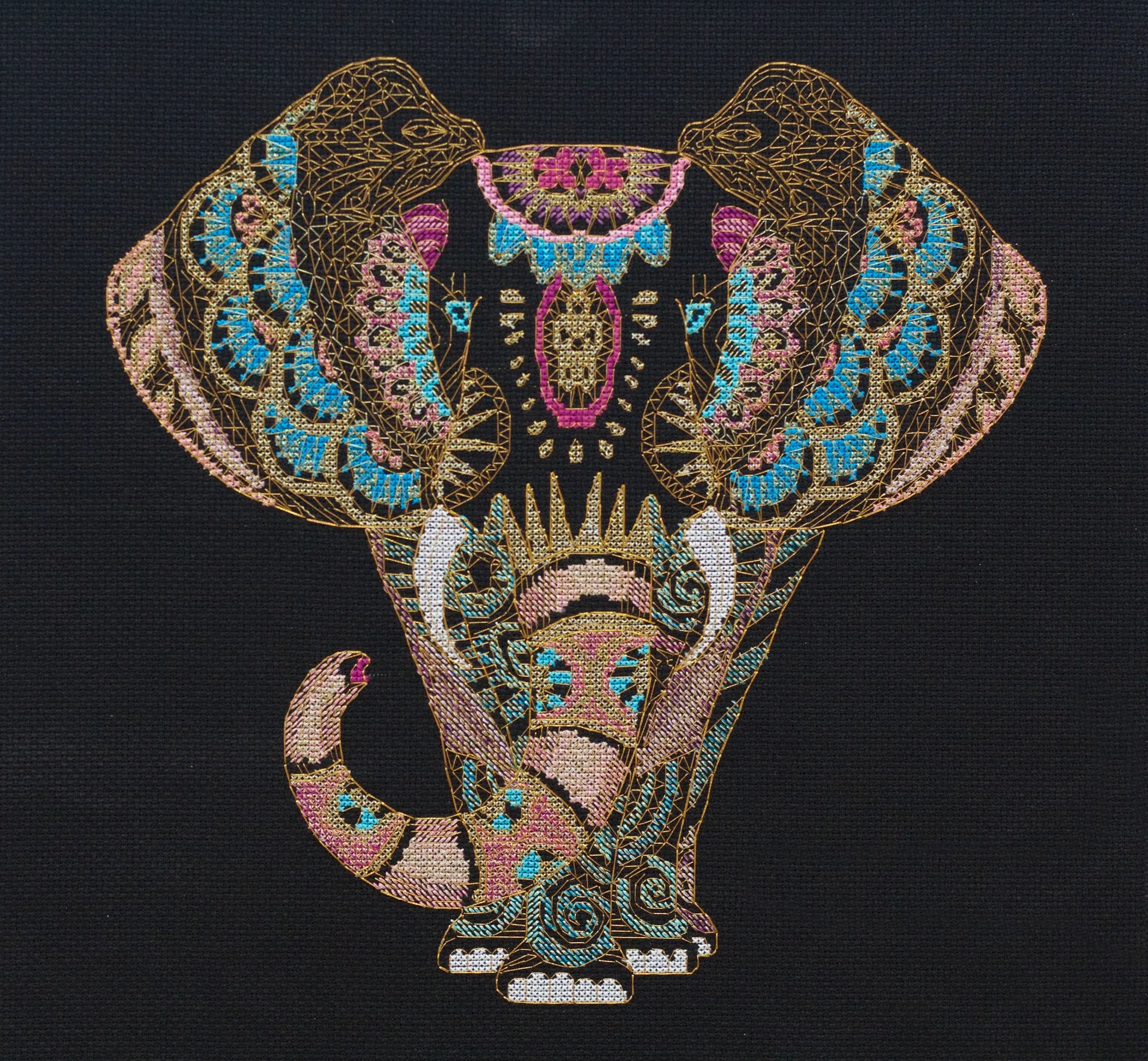Cross Stitch Kit Cross-stitch kits Golden elephant
