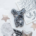 Brooch Embroidery Kit Decoration Silver Cheeks
