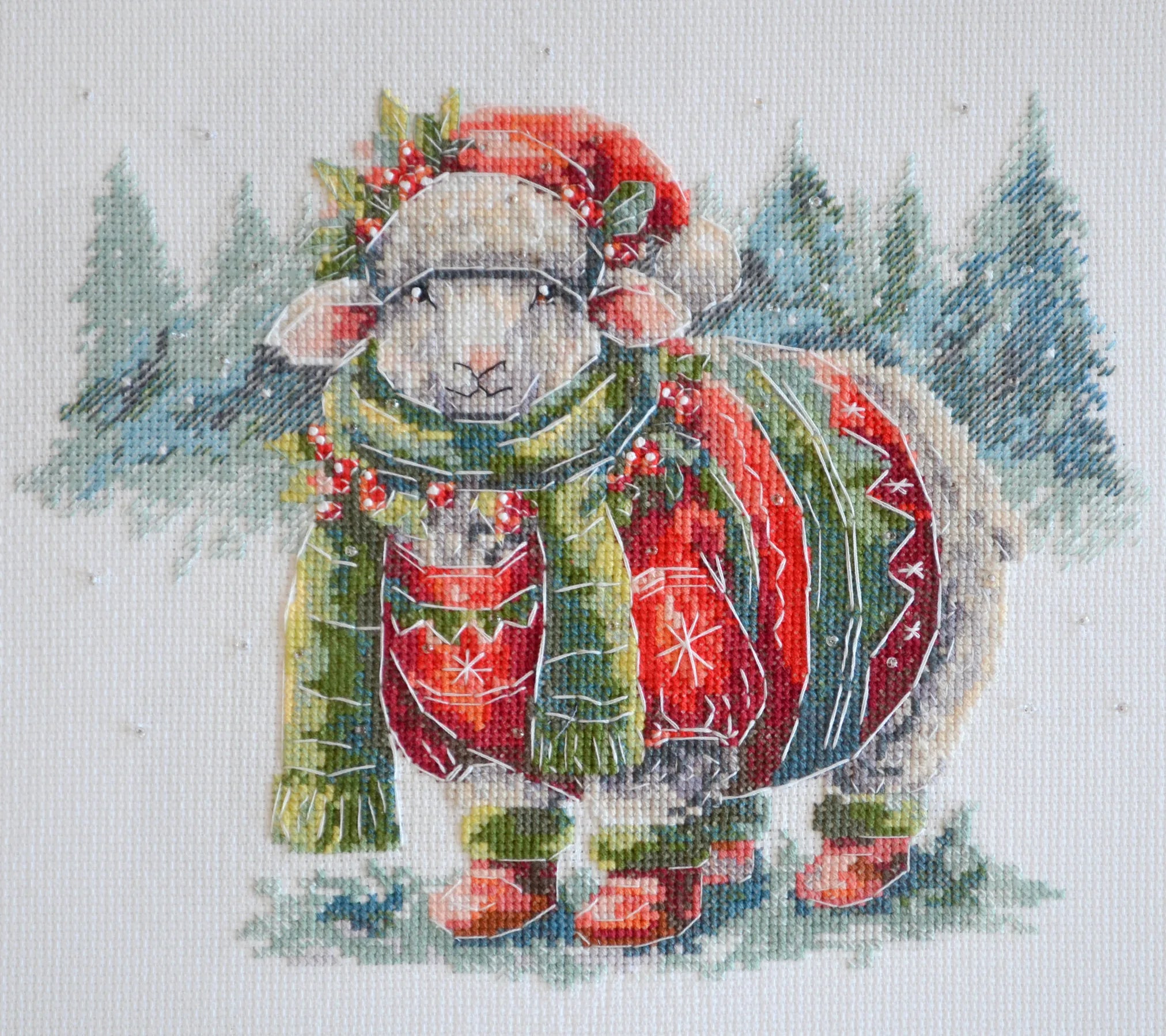 Cross Stitch Kit Cross-stitch kits In the arms of winter