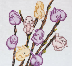 Cross Stitch Kit Cross-stitch kits March rabbits