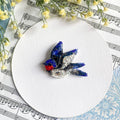Brooch Embroidery Kit Decoration Song of the Swallow (Decoration)