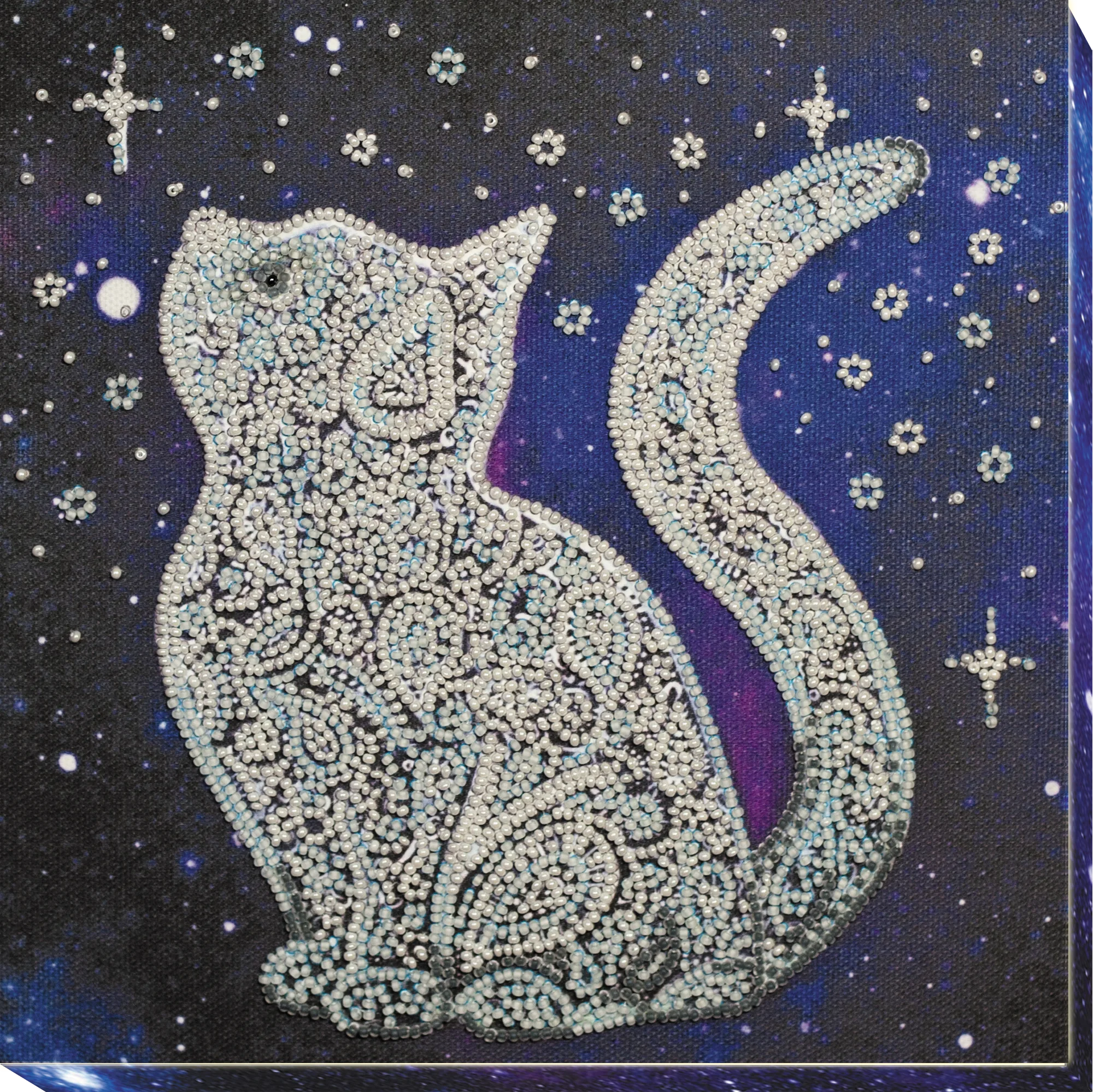 Bead Embroidery Kit Mid-sized bead embroidery kit Star cat