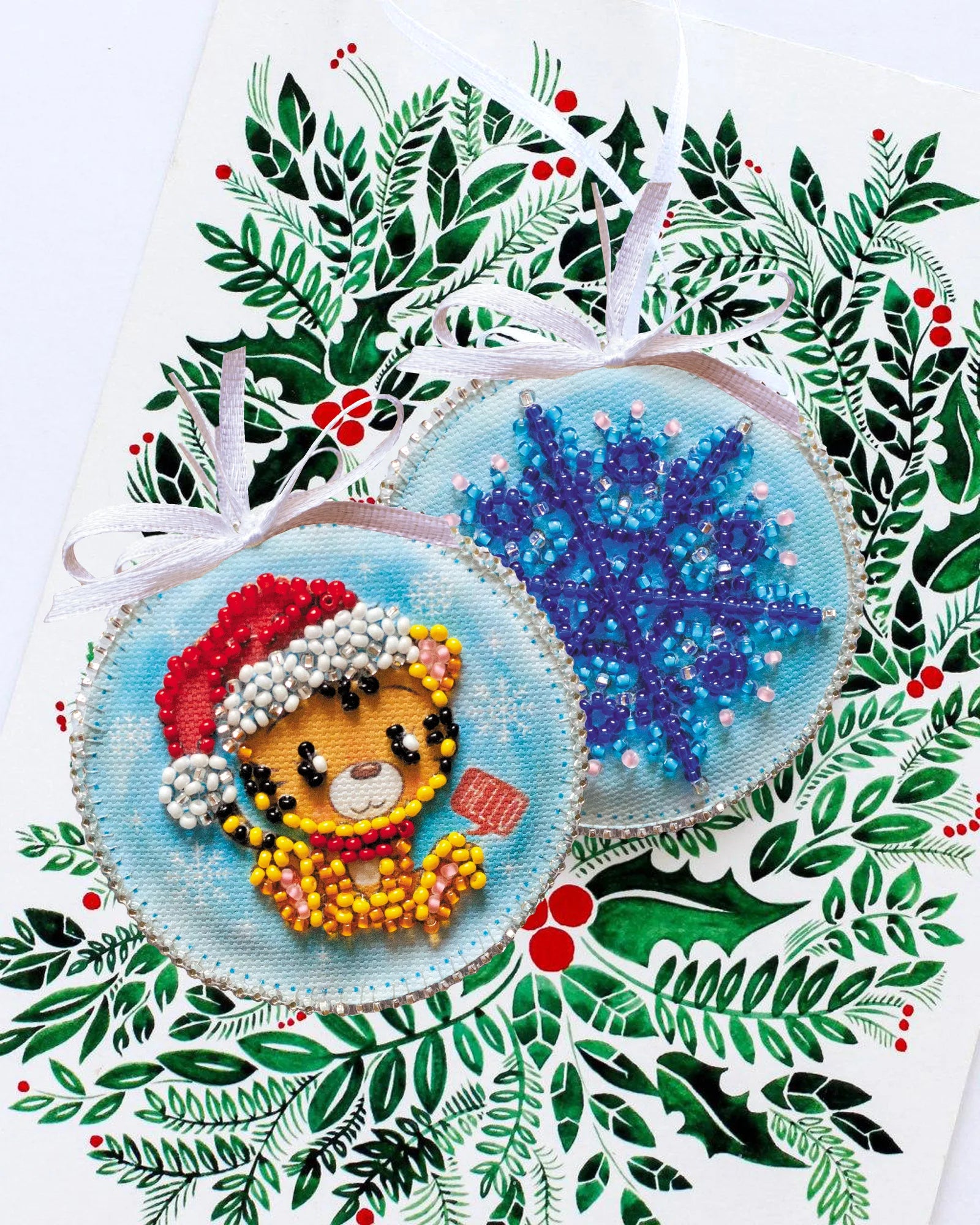 Christmas and New Year Decor Kit Decoration Tiger cub