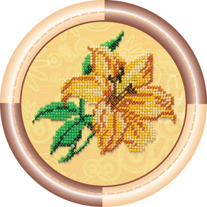 Bead Embroidery Kit Mini Bead embroidery kit Lily